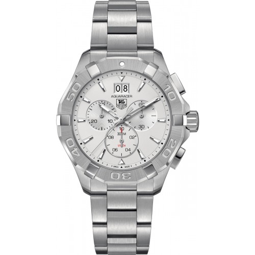 Tag Heuer Aquaracer Silver Dial Chronograph Men's Watch CAY1111-BA0927